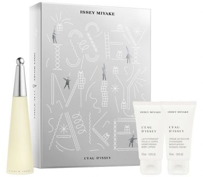 Coffret L'Eau D'Issey : Eau de toilette 50 ml + Lait Corps + Gel Douche