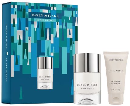 Coffret Le Sel d'Issey Noël 2024 : Eau de toilette 50 ml + Gel douche 50 ml