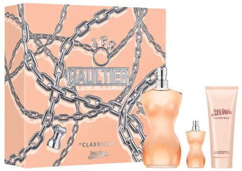 Coffret Classique Noël 2023 : Eau de toilette 100 ml + Lait corps 75 ml + Eau de toilette 6 ml