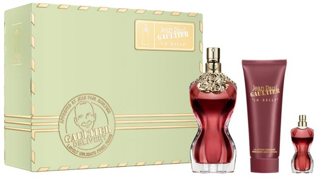 Coffret La Belle : Eau de parfum 100 ml + Lait Corps + Miniature
