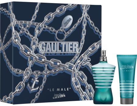 Coffret Le Mâle : Eau de toilette 75 ml + Gel douche 75 ml