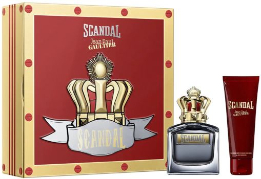 Coffret Scandal Pour Homme : Eau de toilette 100 ml + Gel Douche