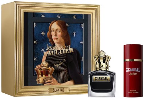 Coffret Scandal pour Homme Le Parfum Noël 2024 : Eau de parfum 100 ml + Déodorant 150 ml