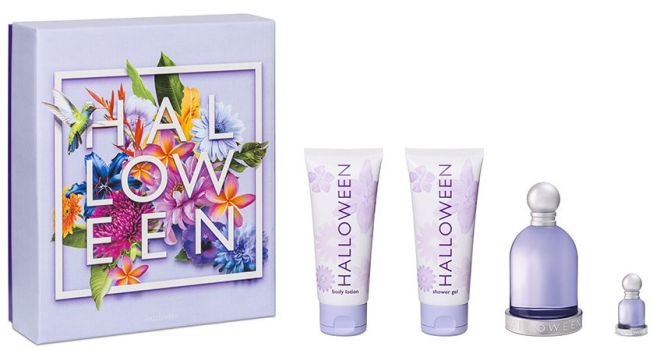 Coffret Halloween Noël 2023 : Eau de toilette 100 ml + Lait corps 100 ml + Gel douche 100 ml + Eau de toilette 4.5 ml
