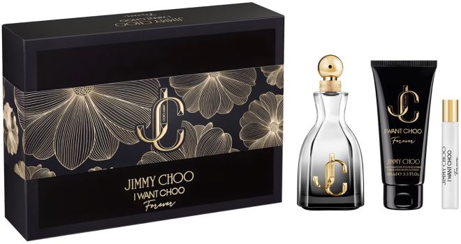 Coffret I Want Choo Forever Fête des Mères 2024 : Eau de parfum 100 ml + Format voyage 7,5 ml + Lait corps 100 ml