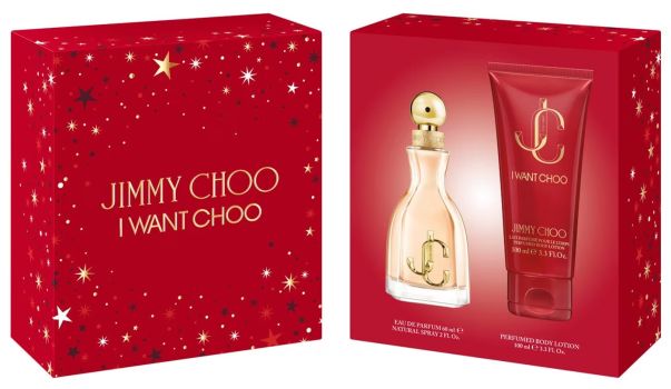 Coffret I Want Choo Noël 2023 : Eau de parfum 60 ml + Lait corps 100 ml