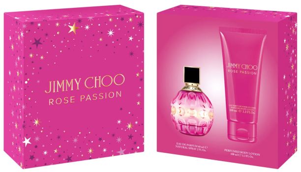 Coffret Rose Passion Noël 2023 : Eau de parfum 60 ml + Lait corps 100 ml