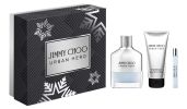 Jimmy Choo Coffret Urban Hero Noël 2023 : Eau de parfum 100 ml + Baume après-rasage 100 ml + Eau de parfum 7.5 ml pas chers