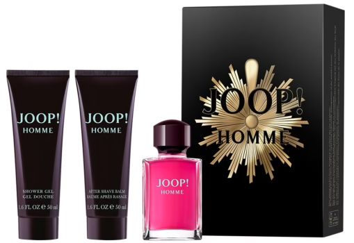 Coffret JOOP! Homme Noël 2023 : Eau de toilette 30 ml + Gel douche 50 ml + Baume après rasage 50 ml