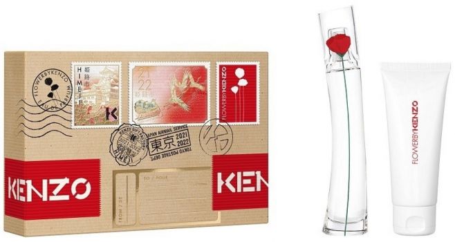 Coffret Flower By Kenzo : Eau de Parfum 30 ml + Lait corps