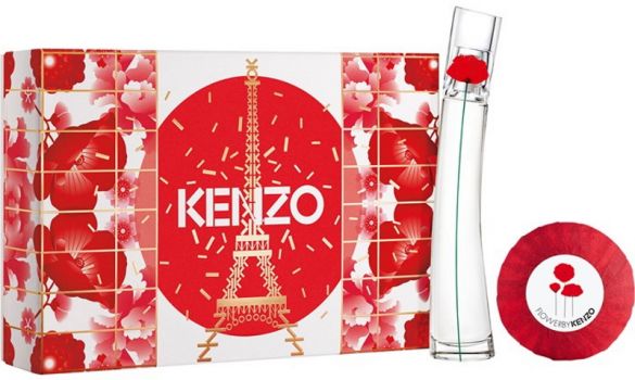 Coffret Flower By Kenzo : Eau de Parfum 50 ml + Savon solide