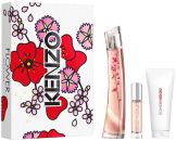 Coffret Flower by Kenzo Ikebana Sakura Fête des Mères 2024 : Eau de parfum 75 ml + Format voyage 10 ml + Lait corps 75 ml pas chère