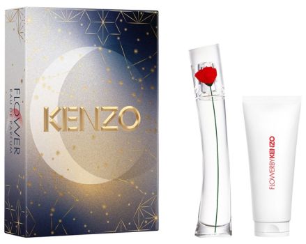 Coffret Flower by Kenzo Noël 2023 : Eau de parfum 30 ml + Lait corps 75 ml