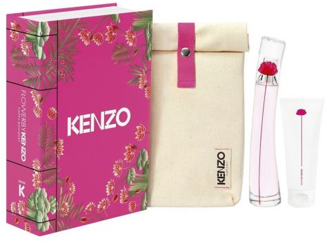 Coffret Flower By Kenzo Poppy Bouquet : Eau de Parfum 50 ml + Lait Corps + Trousse