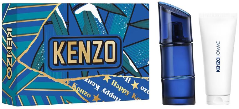Coffret Kenzo Homme Intense Noël 2024 : Eau de toilette 60 ml + Gel douche 75 ml