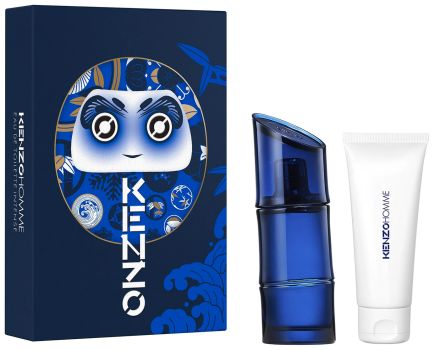 Coffret Kenzo Homme Noël 2022 : Eau de toilette 60 ml + Gel douche 75 ml