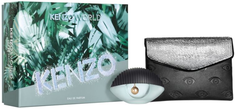 Coffret Kenzo World : Eau de parfum 50 ml + Trousse