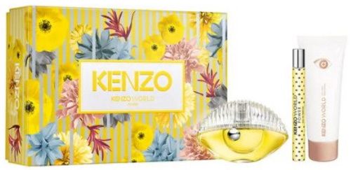 Coffret Kenzo World Power : Eau de Parfum 50 ml + Vaporisateur Format Voyage + Lait Corps