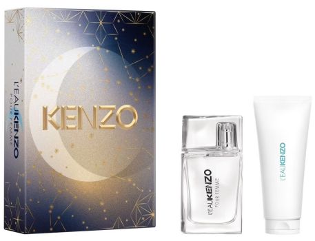 Coffret L'Eau Kenzo pour Femme Noël 2023 : Eau de toilette 30 ml + Lait corps 75 ml