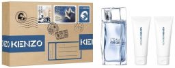 Kenzo Coffret L'Eau Kenzo Pour Homme Hyper Wave : Eau de Toilette 50 ml + 2 Gels douche pas chers