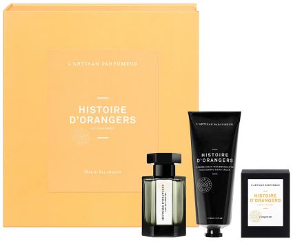 Coffret Histoire d'Orangers 2024 : Eau de parfum 50 ml + Crème mains + Savon