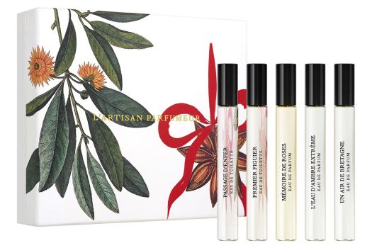 Coffret L'artisan Parfumeur Eaux de parfum 10 ml : Un Air de Bretagne + Premier Figuier + Mémoire De Roses + Passage D'enfer + L'eau D'ambre Extrême