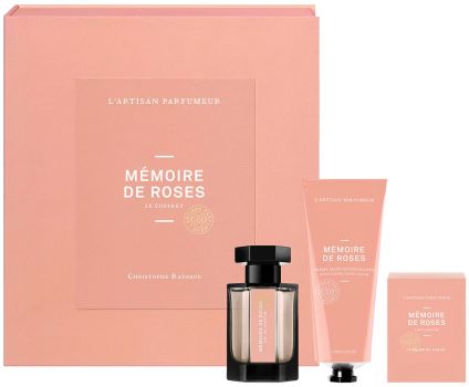 Coffret Mémoire de Roses 2024 : Eau de parfum 50 ml + Crème mains 65 g + Savon 25 g