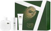 Lacoste Coffret Eau de Lacoste L.12.12 Blanc : Une Eau de Toilette 100 ml + Déodorant + Gel Douche pas chers