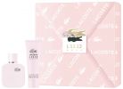 Lacoste Coffret L.12.12 Rose : Eau de Parfum 50 ml + Lait Corps pas chers