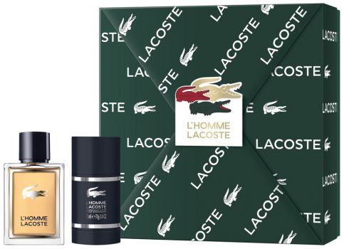 Coffret L'Homme Lacoste : Eau de Toilette 50ml + Déodorant Stick