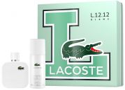 Coffret Lacoste L.12.12 Blanc : Eau de Toilette 50 ml + Déodorant pas chère