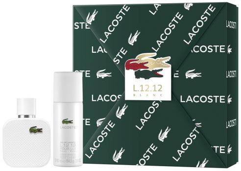 Coffret Lacoste L.12.12 Blanc : Eau de Toilette 50 ml + Déodorant