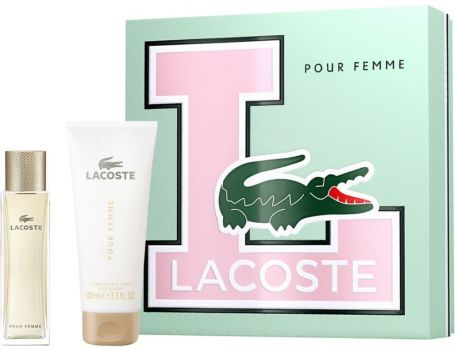 Coffret Lacoste Pour Femme : Eau de parfum 50 ml + Crème Corps