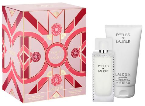 Coffret Perles de Lalique : Eau de parfum 100 ml + Lait corps 150 ml