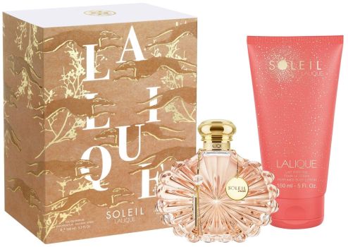Coffret Soleil Lalique Fête des Mères 2024 : Eau de parfum 100 ml + Lait corps 150 ml