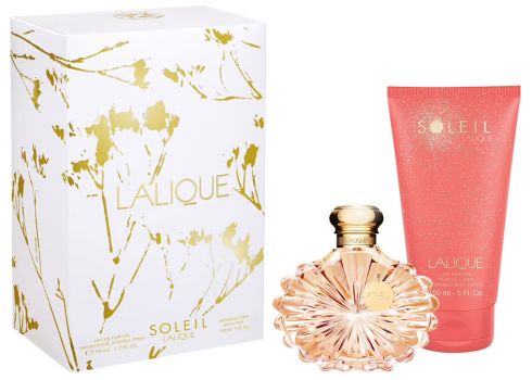 Coffret Soleil Lalique Noël 2022 : Eau de parfum 50 ml + Lait Corps 150 ml