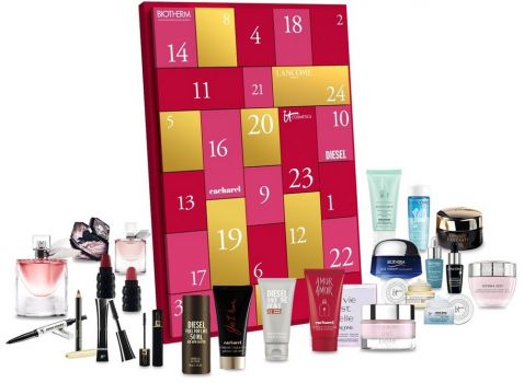 Calendrier de l'Avent 2021 Multi-marques : Lancôme, Diesel, Cacharel, It Cosmetics, Biotherm