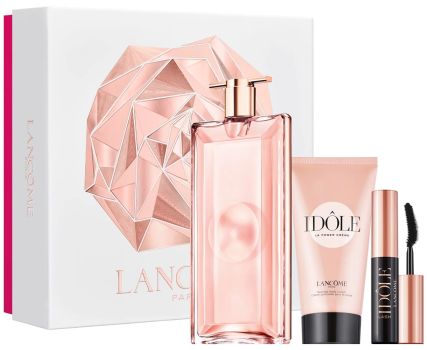 Coffret Idôle 2022 : Eau de parfum 50 ml + Crème corps 50 ml + Mascara