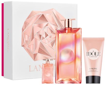 Coffret Idôle Nectar Noël 2022 : Eau de parfum 50 ml + Miniature 5 ml + Crème pour le corps 50 ml