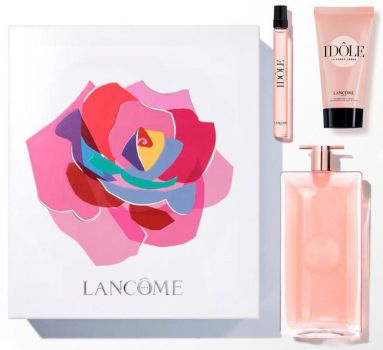 Coffret Idôle Noël 2023 : Eau de parfum 100 ml + Crème corps 50 ml + Eau de parfum 10 ml