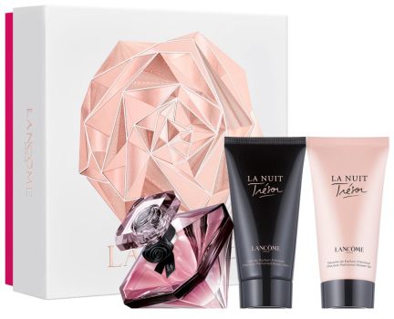 Coffret La Nuit Trésor 2022 : Eau de parfum 50 ml + Lait de parfum 50 ml + Douche de parfum 50 ml