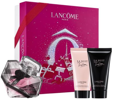 Coffret La Nuit Trésor : Eau de parfum 50 ml + Lait corps + Gel Douche