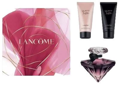 Coffret La Nuit Trésor Saint Valentin 2024 : Eau de parfum 50 + Lait de parfum 50 ml + Douche de parfum 50 ml