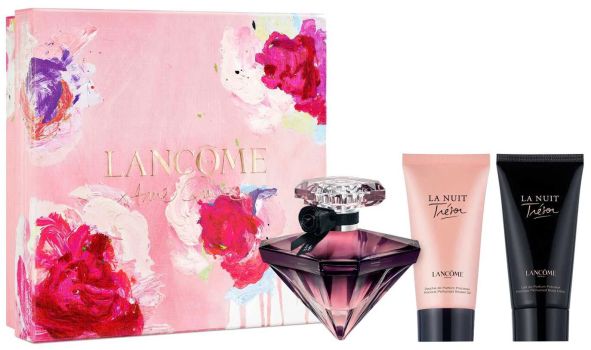 Coffret La Nuit Trésor Saint-Valentin 2025 : Eau de parfum 50 + Lait corps 50 ml + Gel douche 50 ml