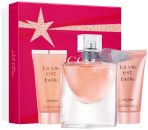 Coffret La Vie est Belle 2021 : Eau de parfum 50 ml + Lait de parfum + Douche parfum vivifiante pas chère