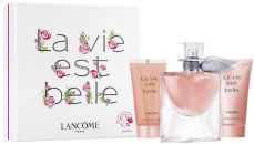 Coffret La Vie est Belle 2022 : Eau de parfum 50 ml + Lait de parfum + Douche parfum vivifiante pas chère