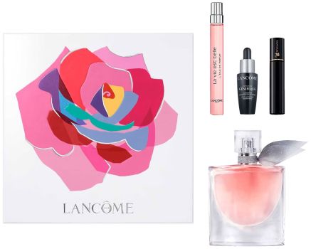 Coffret La Vie est Belle Fête des Mères 2023 : Eau de parfum 50 ml + Format voyage 10 ml + Mascara + Sérum