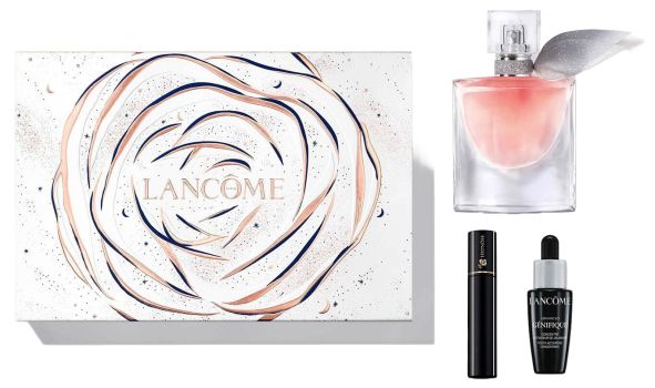 Coffret La Vie est Belle Noël 2023 : Eau de parfum 30 ml + Sérum 10 ml + Mascara 