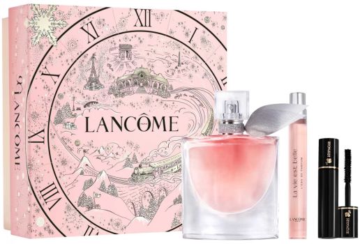 Coffret La Vie est Belle Noël 2025 : Eau de parfum 50 ml + Format voyage 10 ml + Mascara