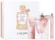 Coffret La Vie est Belle Soleil Cristal 2022 : Eau de parfum 50 ml + Lait corps 50 ml + Vaporisateur 10 ml pas chère